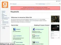 Sites similar to wiki.garrysmod.de