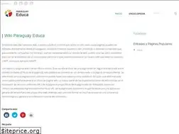 Sites similar to wiki.paraguayeduca.org