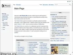 Sites similar to wiki.phantis.com