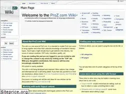 Sites similar to wiki.proz.com