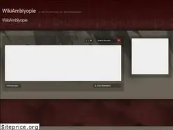 Sites similar to wikiamblyopie.net