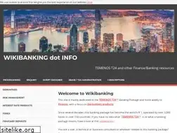 Sites similar to wikibanking.info
