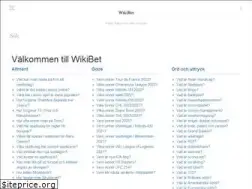 Sites similar to wikibet.se