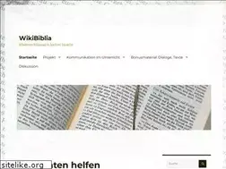 Sites similar to wikibiblia.de