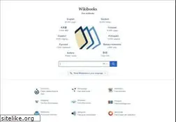 Sites similar to wikibooks.org