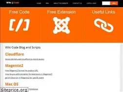 Sites similar to wikicoode.com