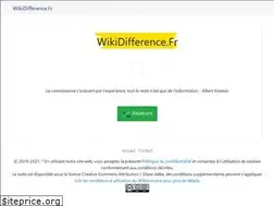 Sites similar to wikidifference.fr