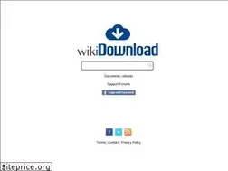 Sites similar to wikidownload.com
