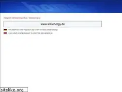 Sites similar to wikienergy.de