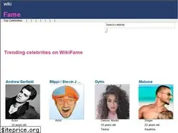 Sites similar to wikifame.org
