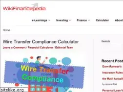 Sites similar to wikifinancepedia.com