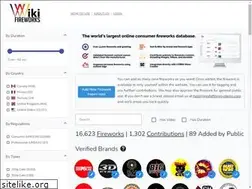 Sites similar to wikifireworks.com
