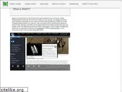 Sites similar to wikify.tevistech.com