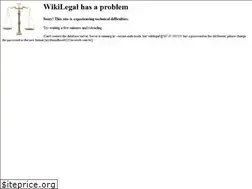 Sites similar to wikilegal.wiki.br