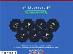 Sites similar to wikiletters.org