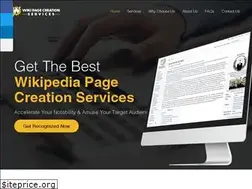 Sites similar to wikipagecreation.services