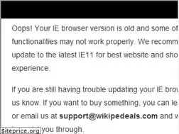 Sites similar to wikipedeals.com
