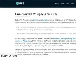 Sites similar to wikipedia-on-ipfs.org