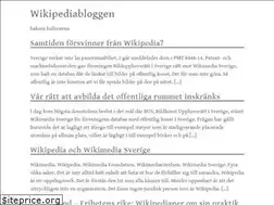 Sites similar to wikipediabloggen.se