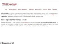 Sites similar to wikipsicologia.com