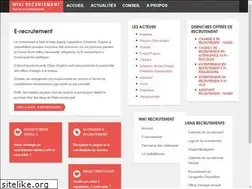 Sites similar to wikirecrutement.org