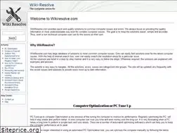 Sites similar to wikiresolve.com