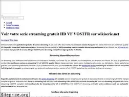Sites similar to wikiserie.net