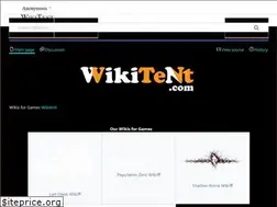 Sites similar to wikitent.com