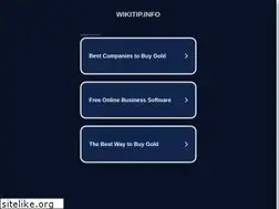Sites similar to wikitip.info