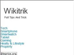 Sites similar to wikitrik.com