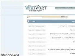 Sites similar to wikivort.co.il