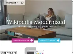 Sites similar to wikiwand.com