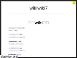Sites similar to wikiwiki7.com
