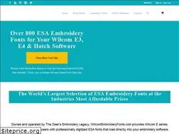 Sites similar to wilcomembroideryfonts.com