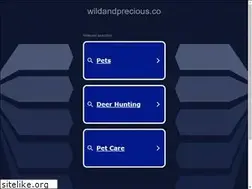 Sites similar to wildandprecious.co
