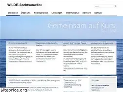Sites similar to wilde-rechtsanwaelte.de