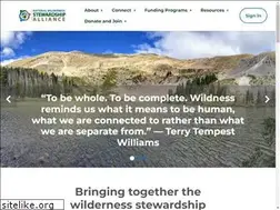 Sites similar to wildernessalliance.org