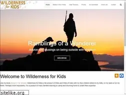 Sites similar to wildernessforkids.com