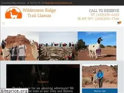 Sites similar to wildernessridgetrailllamas.com
