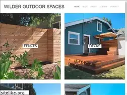 Sites similar to wilderoutdoorspaces.com
