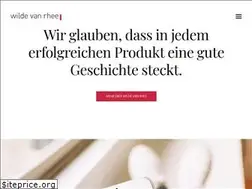 Sites similar to wildevanrhee.de