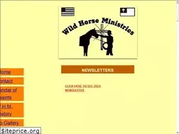 Sites similar to wildhorseministries.com