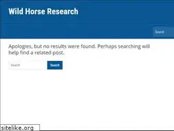 Sites similar to wildhorseresearch.com