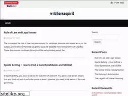 Sites similar to wildhorsespirit.org