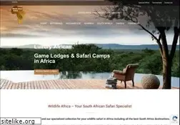 Sites similar to wildlifeafrica.co.za
