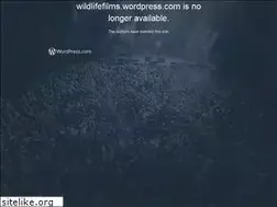 Sites similar to wildlifefilms.wordpress.com