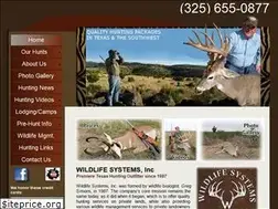 Sites similar to wildlifesystems.com