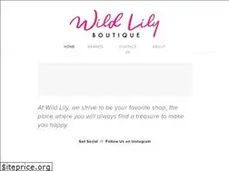 Sites similar to wildlilyboutique.com