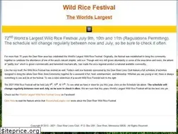 Sites similar to wildricefestival.com