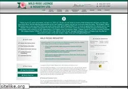 Sites similar to wildroseregistry.com